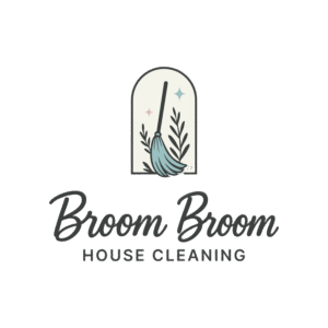 Broom Broom Cleaning Logo