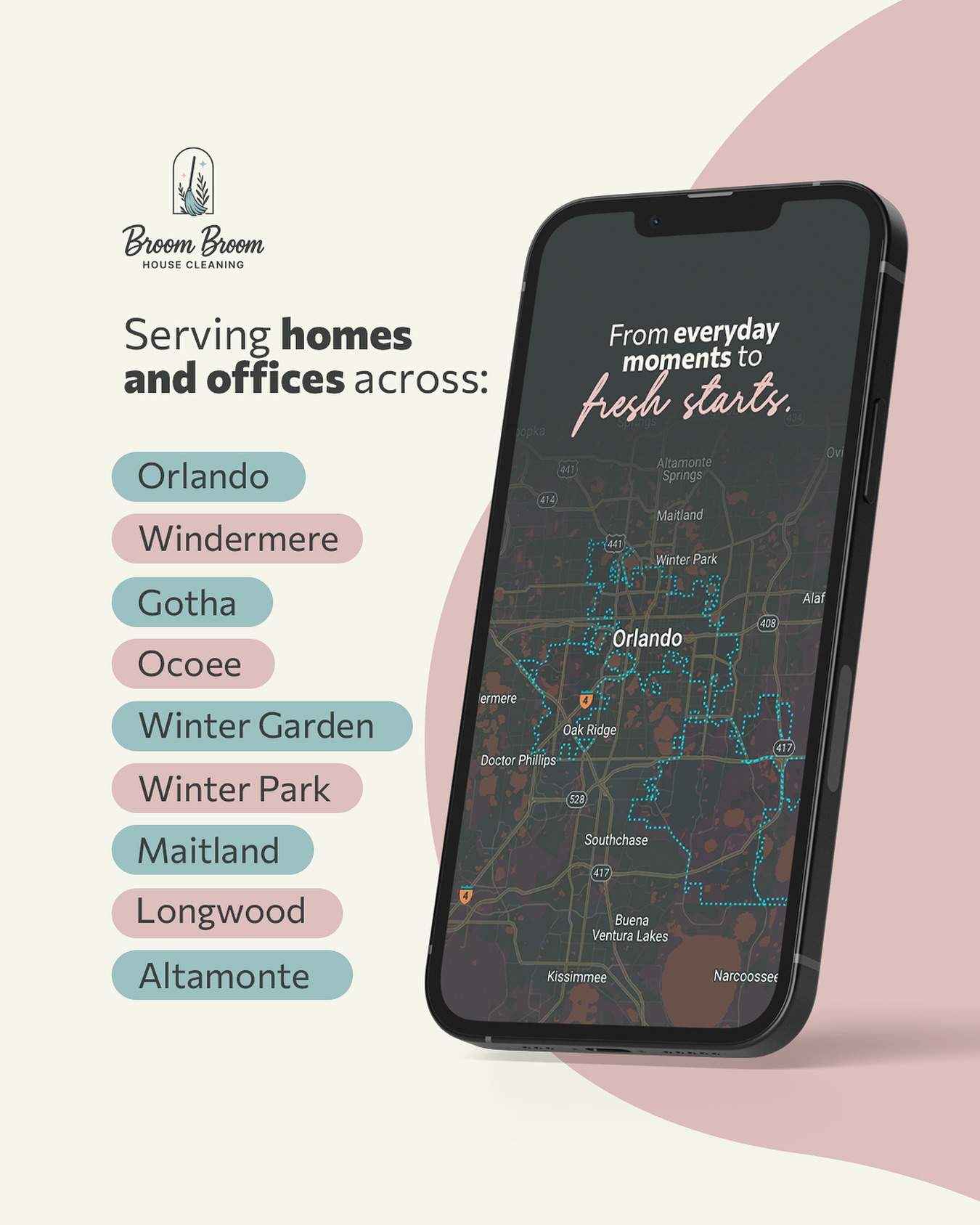 Orlando Service Area Map