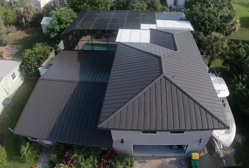 Black Metal Roofing