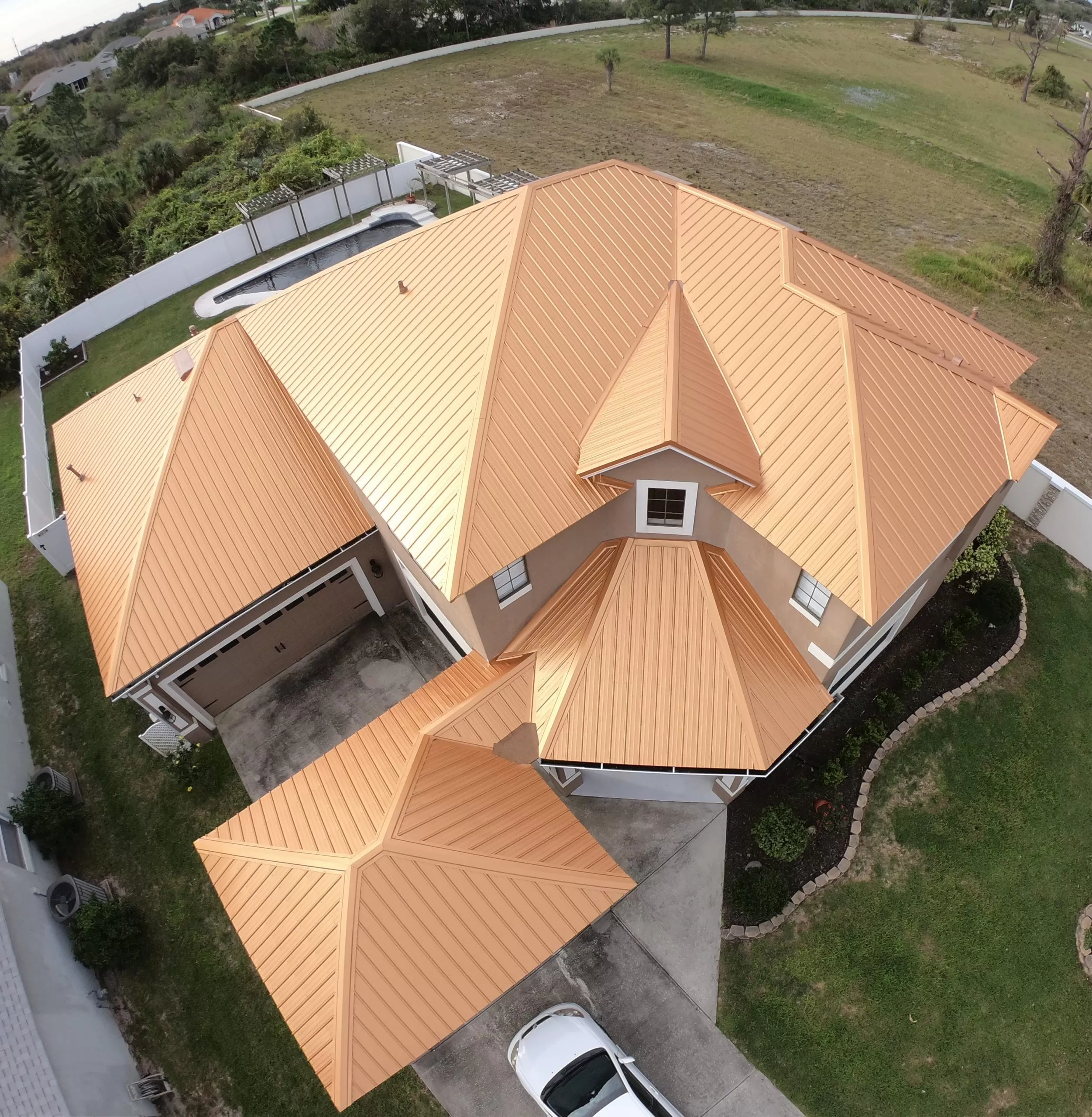 Copper Metal Roofing